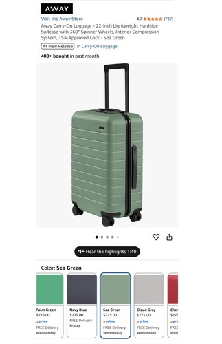 Away suitcase - away,