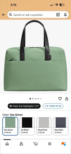 Away sea green carry with - away,